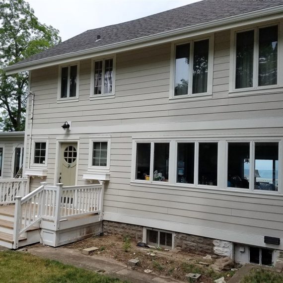 Stairs and Deck at Beach House